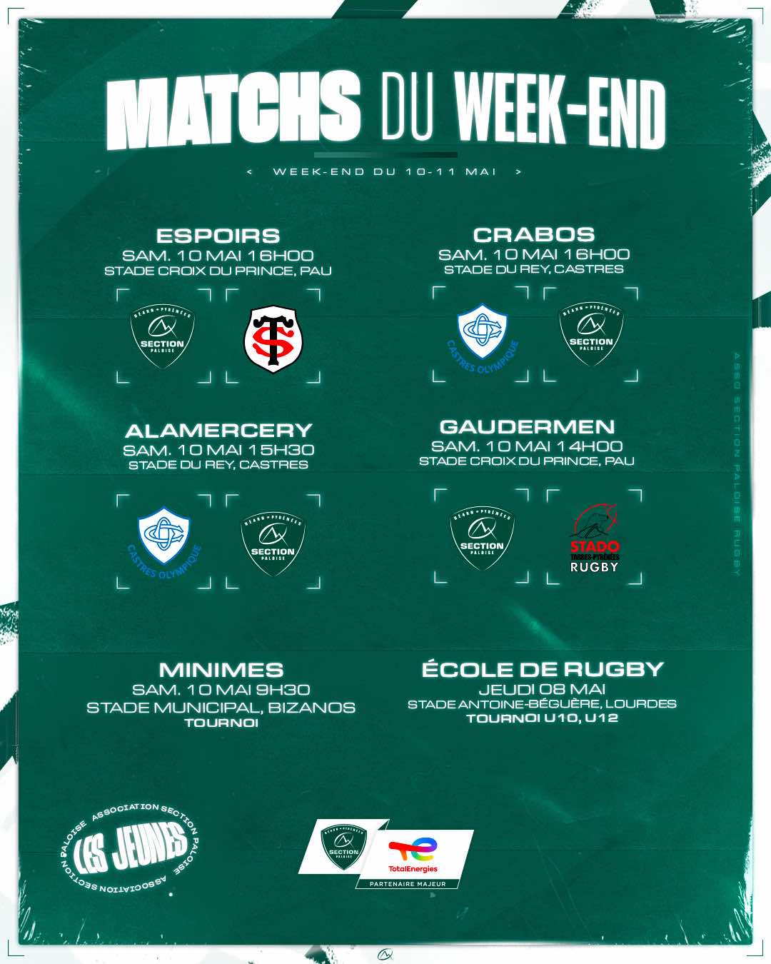 Programme jeunes 10mai